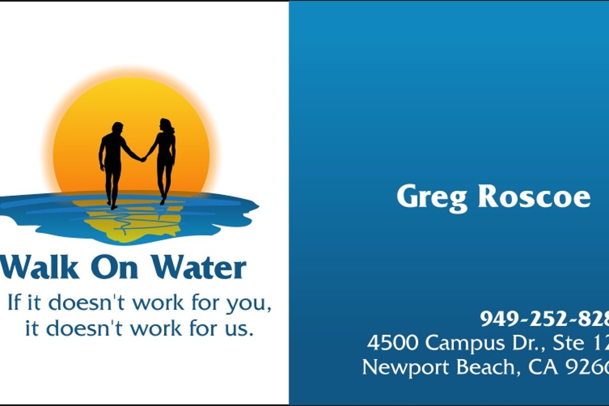 Walk On Water card