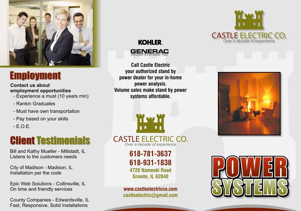 Castle Electric brochure