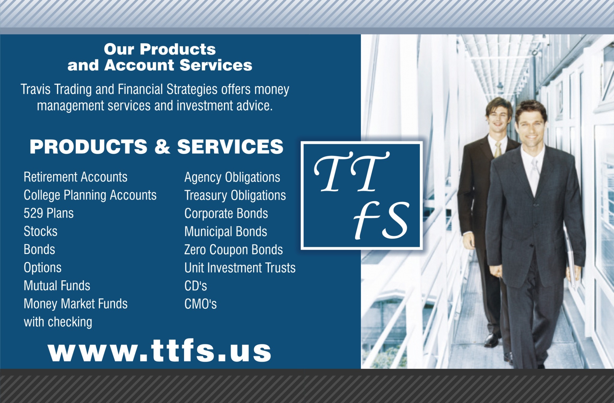 Travis Trading postcard